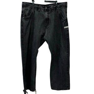 Coogi Mens Distressed Baggy Skater Hip Hop Faded Black Jeans Size W44 L35